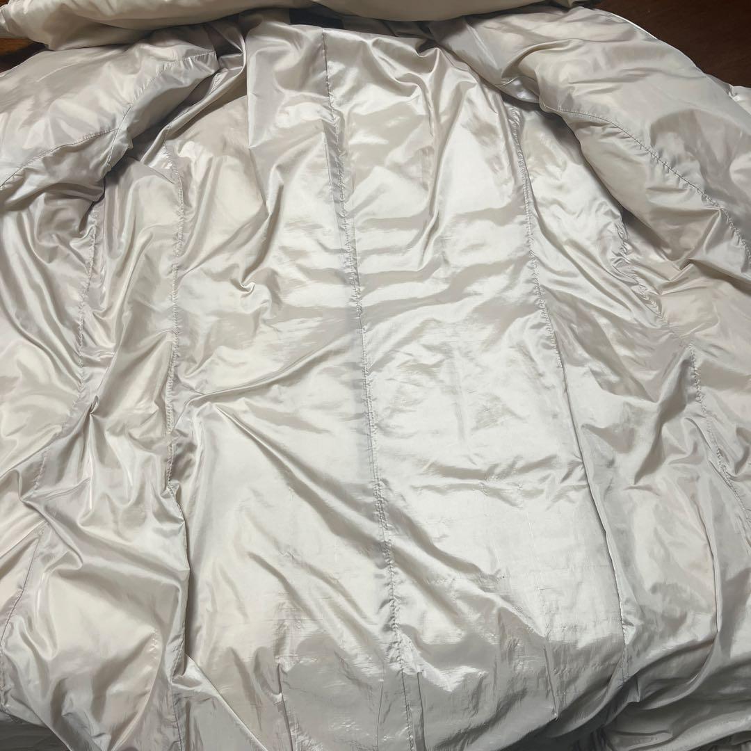 23区　ファー付きベージュダウンジャケット