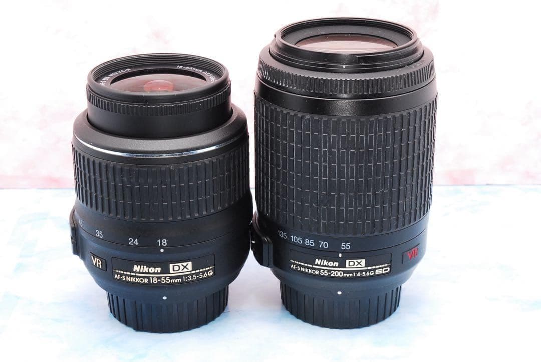 Nikon D5500☆一眼レフカメラ☆お得なWレンズ☆Wi-Fi＆S数少