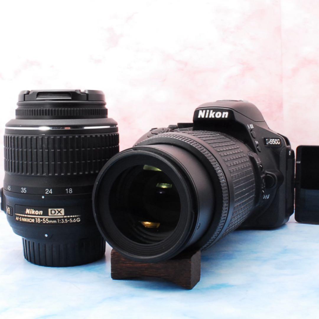 Nikon D5500☆一眼レフカメラ☆お得なWレンズ☆Wi-Fi＆S数少