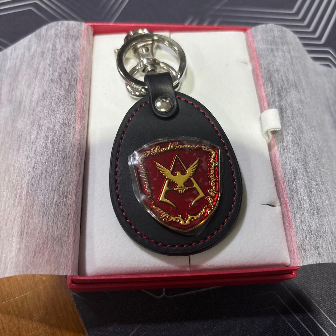 STRICT-G 赤い彗星 シャア専用 レザーキーホルダー 箱付き 未使用