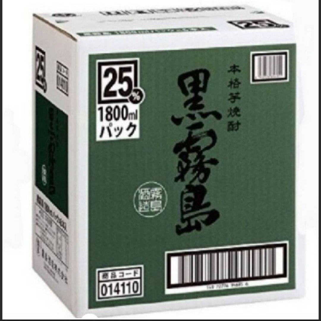 A500 黒霧島 芋 25度1.8Lパック ６本