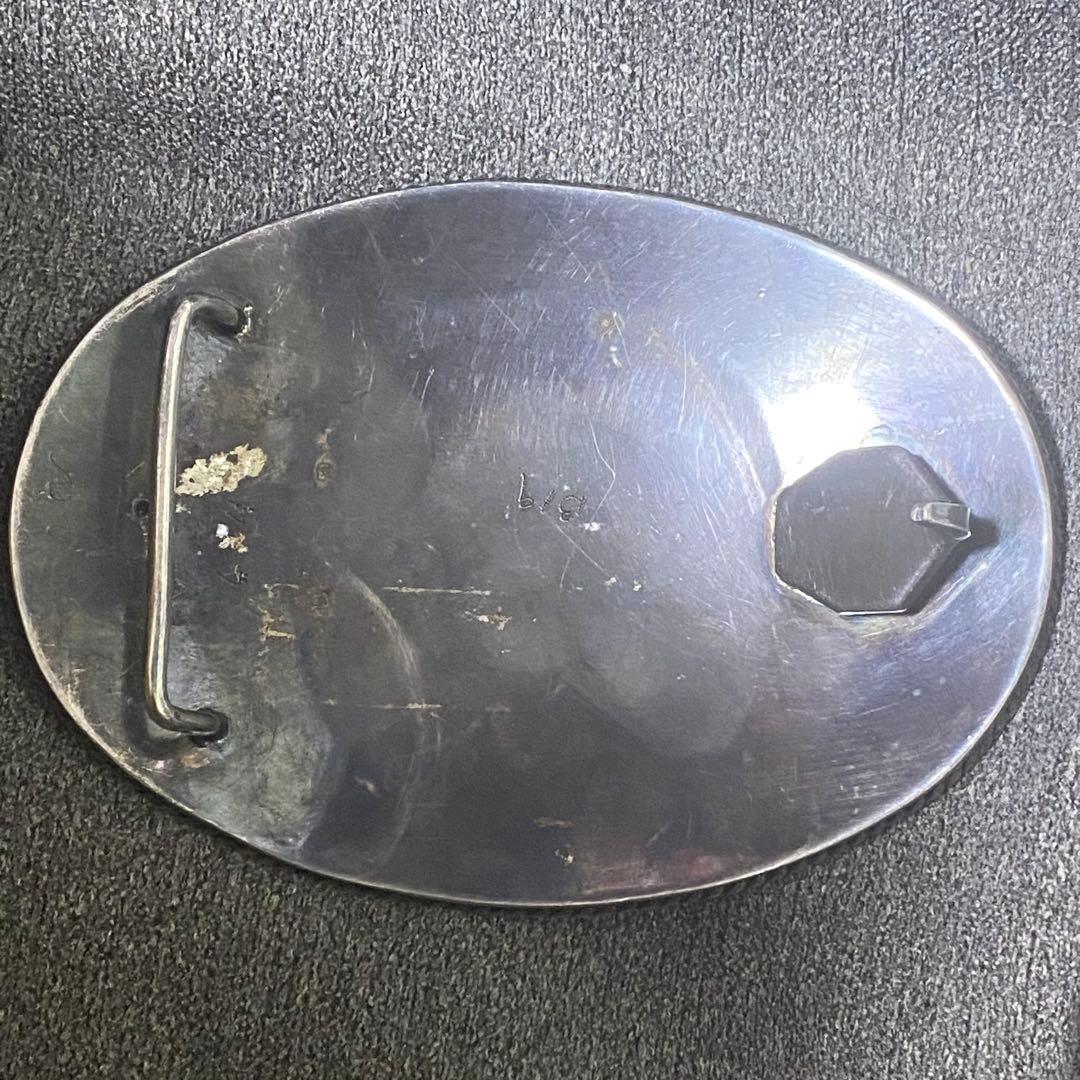 ビンテージ　バックル　馬　ホース　ルビー