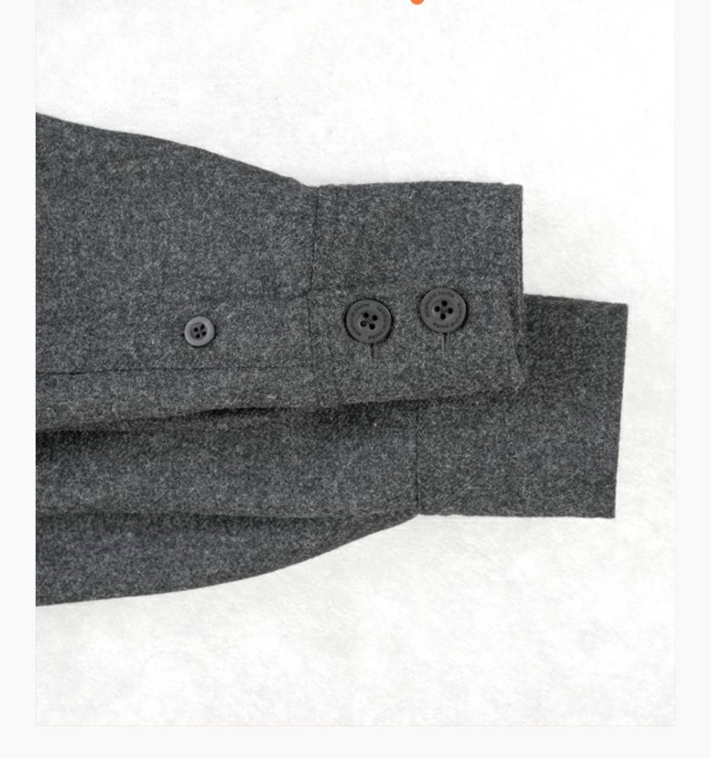 solamonat poche ソラモナポッシェ CPOシャツ ウールポリ