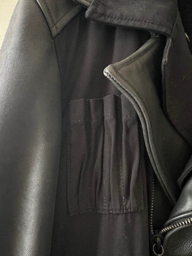 SIVA シヴァ　レザー切替ライダースジャケット　TOSHI-LOW着