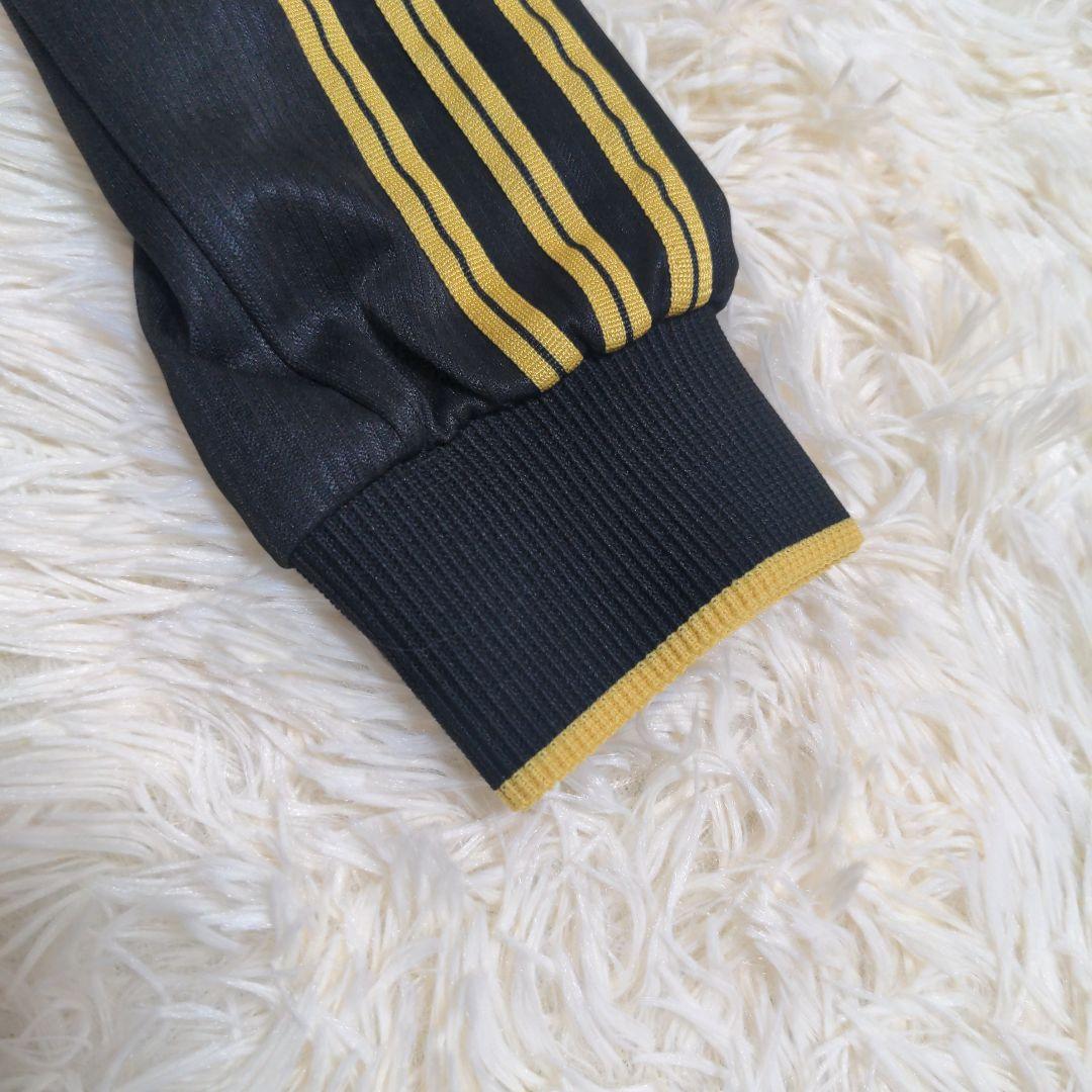 アディダス adidas ジャージ セットアップ 金黒 3L 日本製