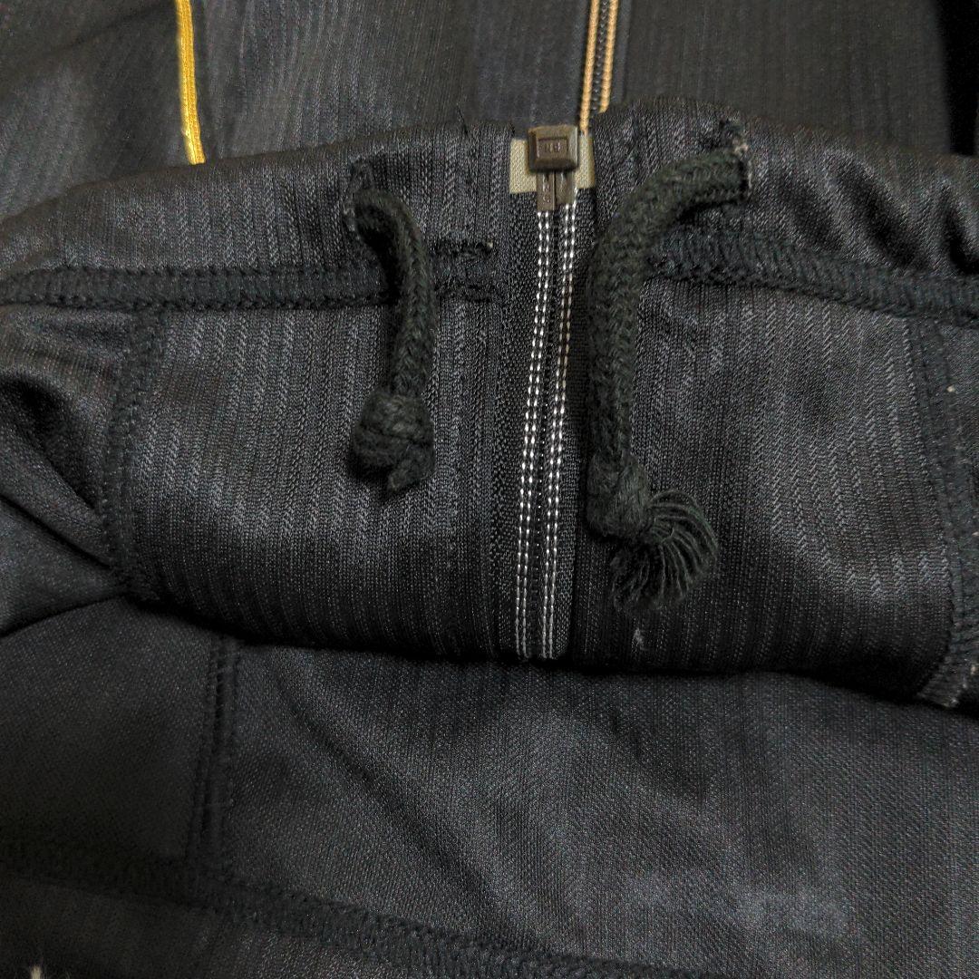 アディダス adidas ジャージ セットアップ 金黒 3L 日本製