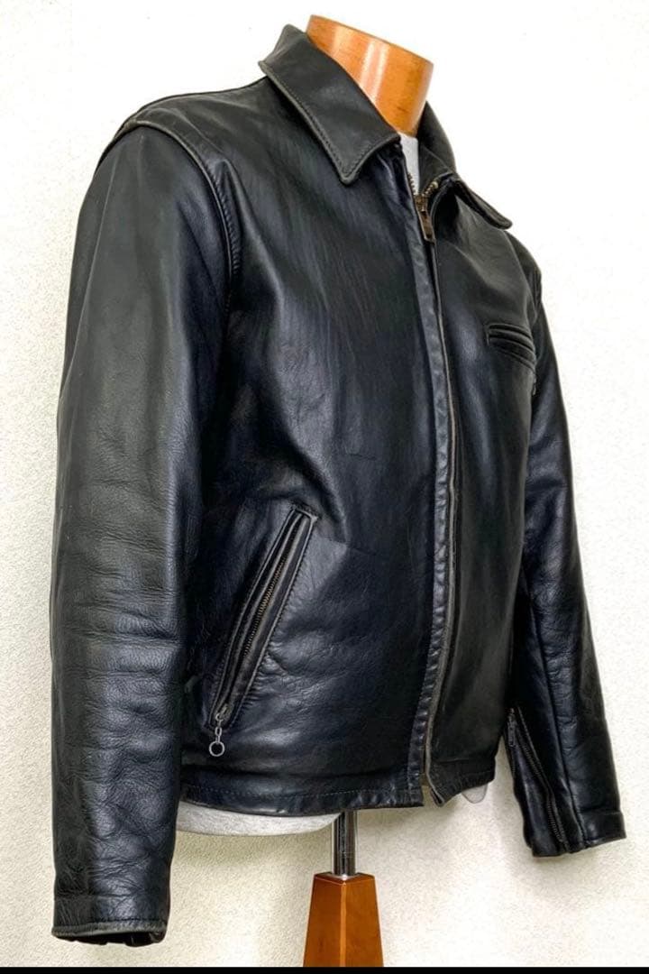 s*a様 ④schott【40】643米国製◇牛革ジャン ハーレーgpz