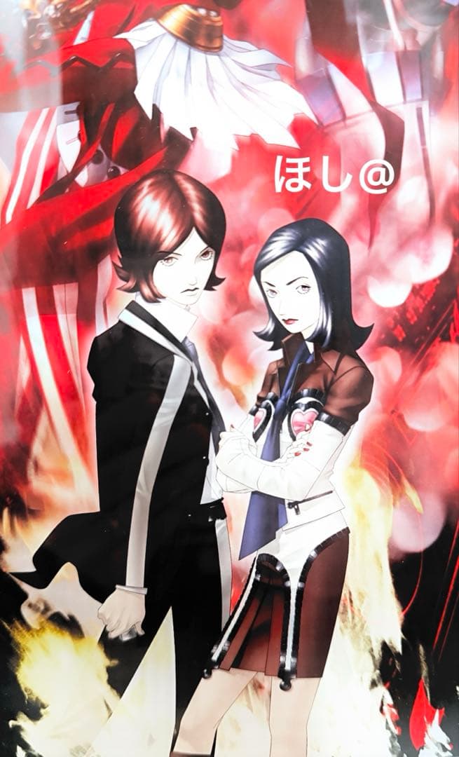 ペルソナ2罪 キャラファイングラフ 複製原画 周防達哉 天野舞耶