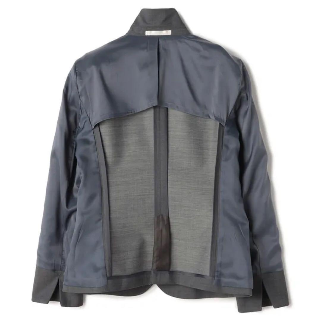 洗える360°キレイスーツ グレーピンドットテーラードジャケット パンツ