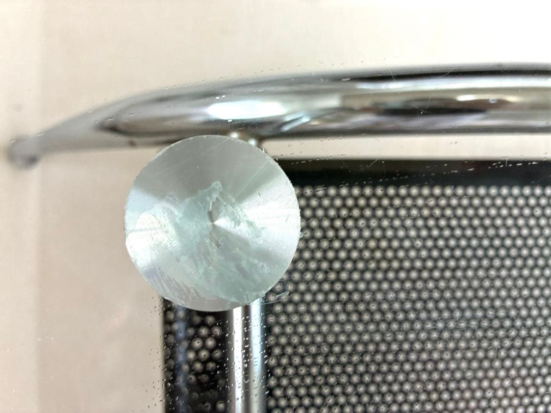 楕円形ガラスセンターテーブル