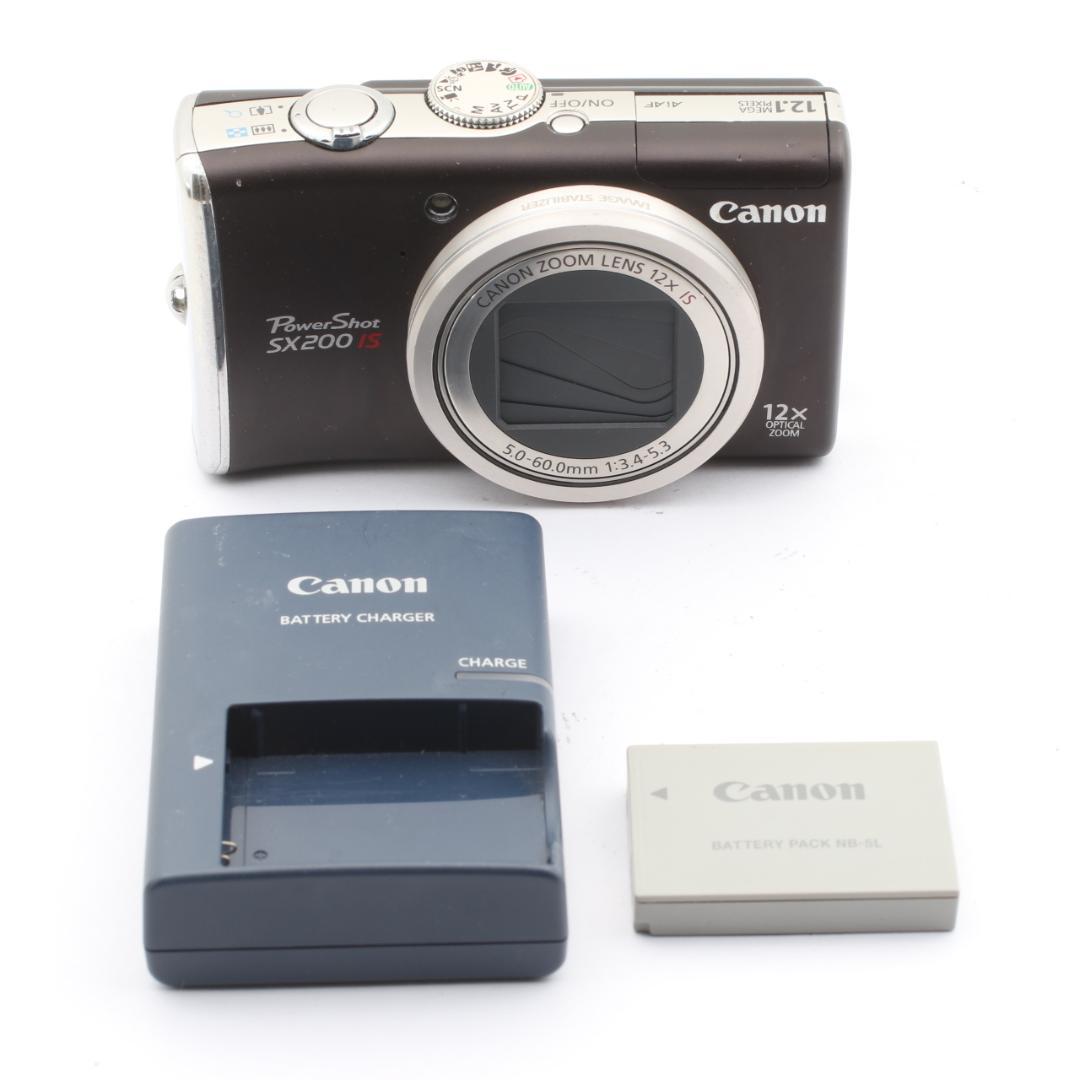 動作済み Canon PowerShot SX200 IS ブラック ジャンク
