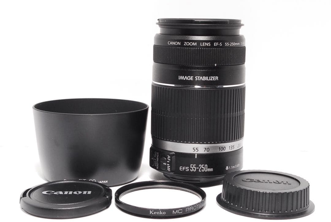 ⭐️美品⭐️ CANON EF-S 55-250mm IS レンズポーチ付 一眼レフ