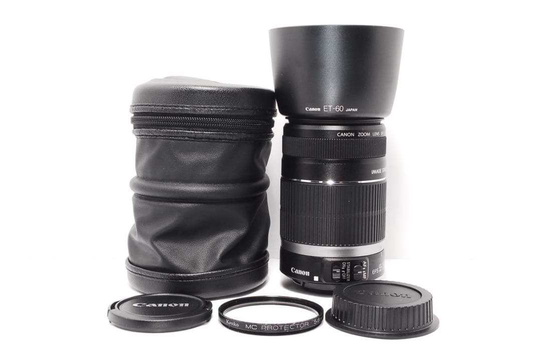 ⭐️美品⭐️ CANON EF-S 55-250mm IS レンズポーチ付 一眼レフ