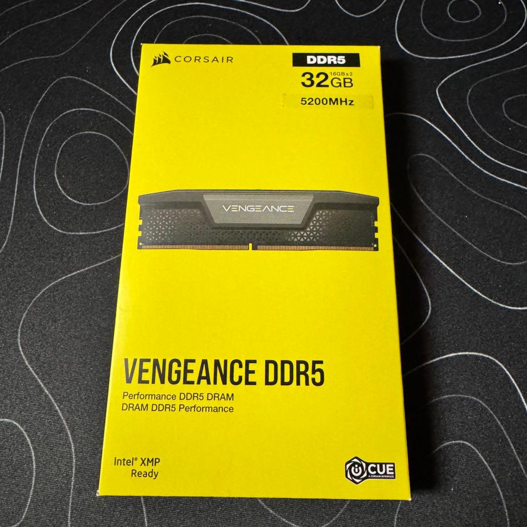 メモリー Corsair Vengeance DDR5 32GB 5200MHz