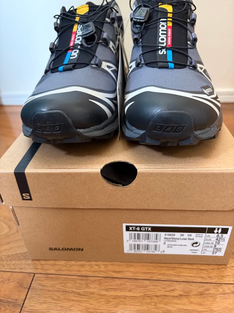 新品未使用　Salomon XT-6 GTX トレイルランニングシューズ