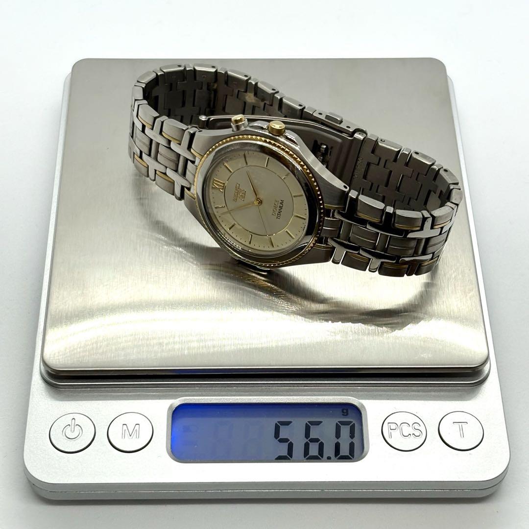 SEIKO DOLCE チタン メンズ腕時計 10BAR コンビ　AGS
