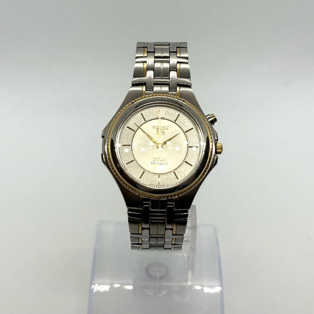 SEIKO DOLCE チタン メンズ腕時計 10BAR コンビ　AGS