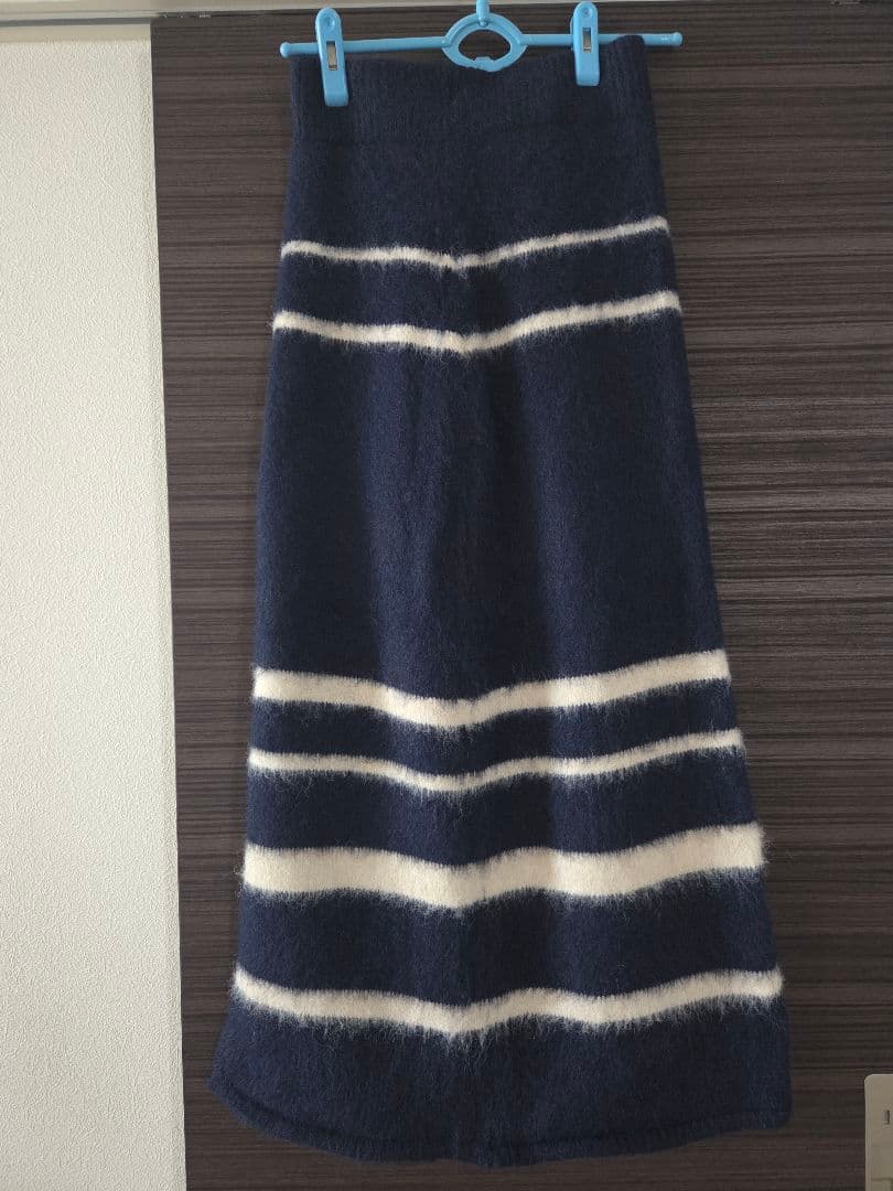 【andequal】 セットアップ nuance border knit