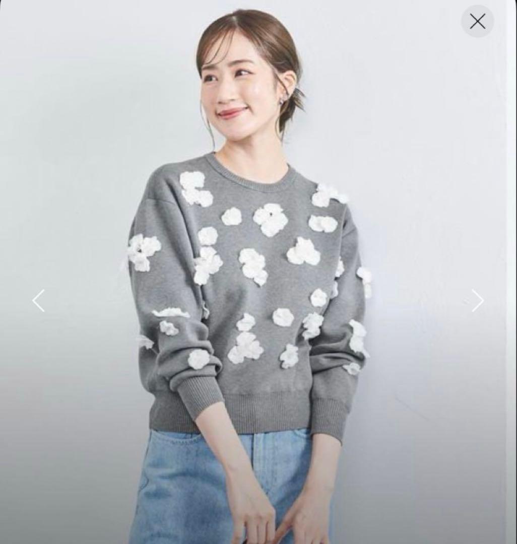 UNITED ARROWSフラワーなニット.トレフル.chesty