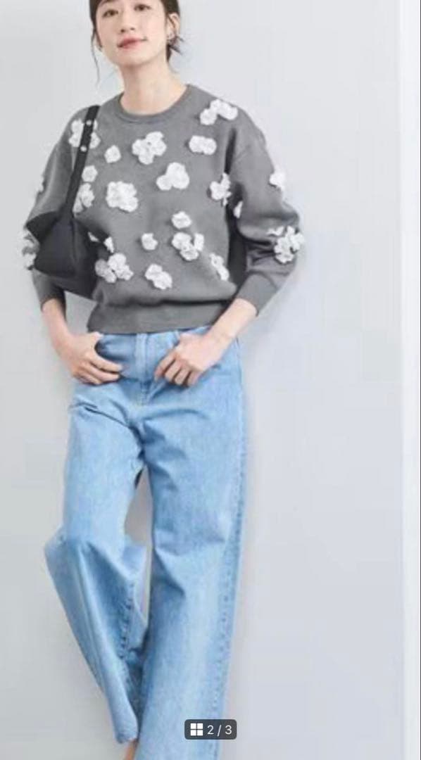 UNITED ARROWSフラワーなニット.トレフル.chesty