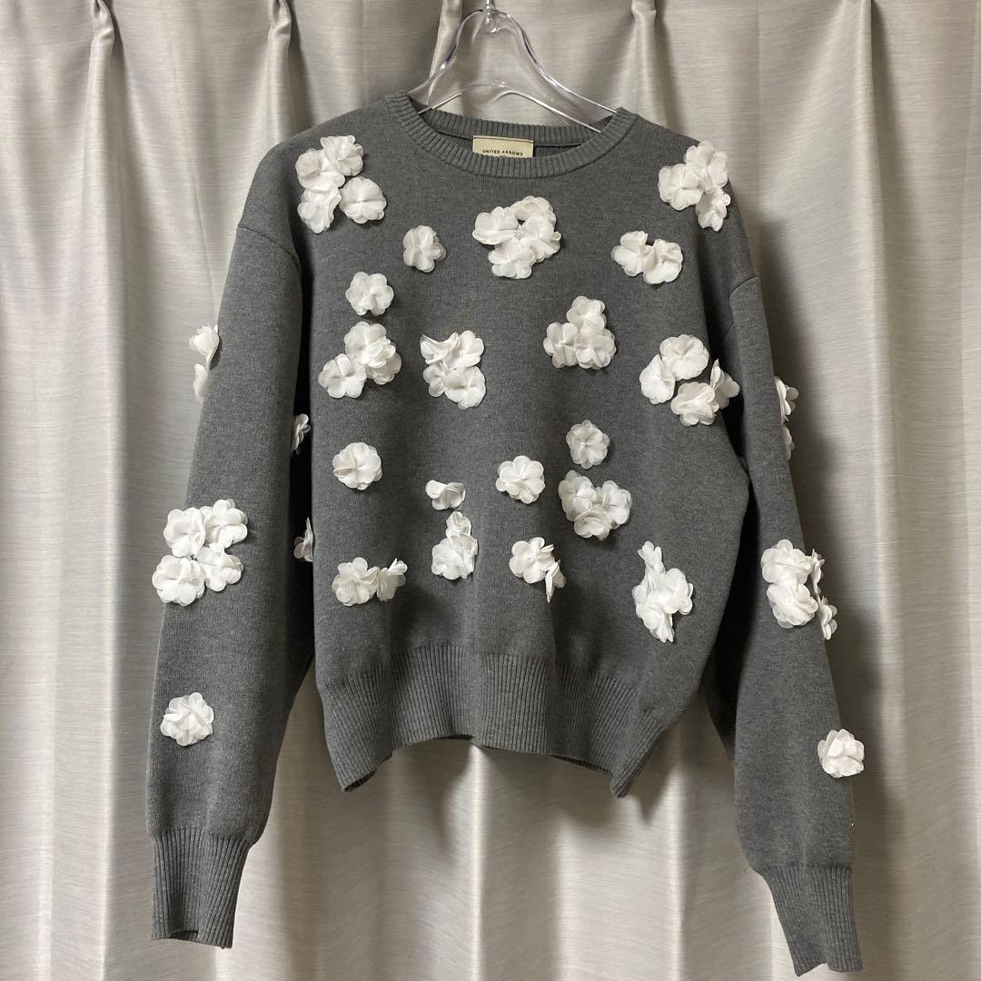 UNITED ARROWSフラワーなニット.トレフル.chesty
