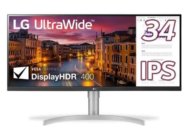 LG 34WN650-W 34インチ　ウルトラワイドモニター