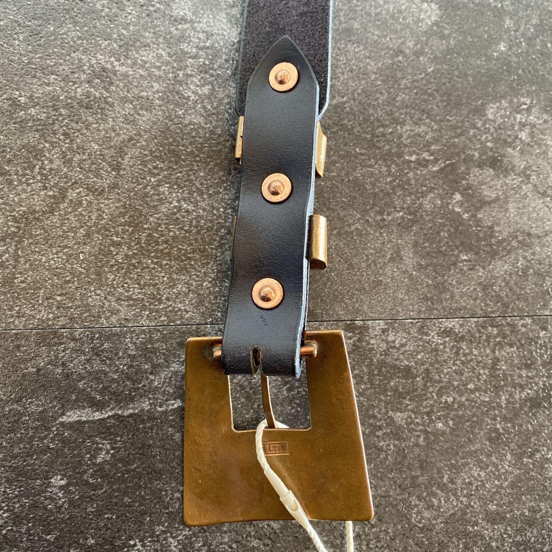 WESTOVERALLS×NW 23ss 新品 牛革 コッパー リベット ベルト