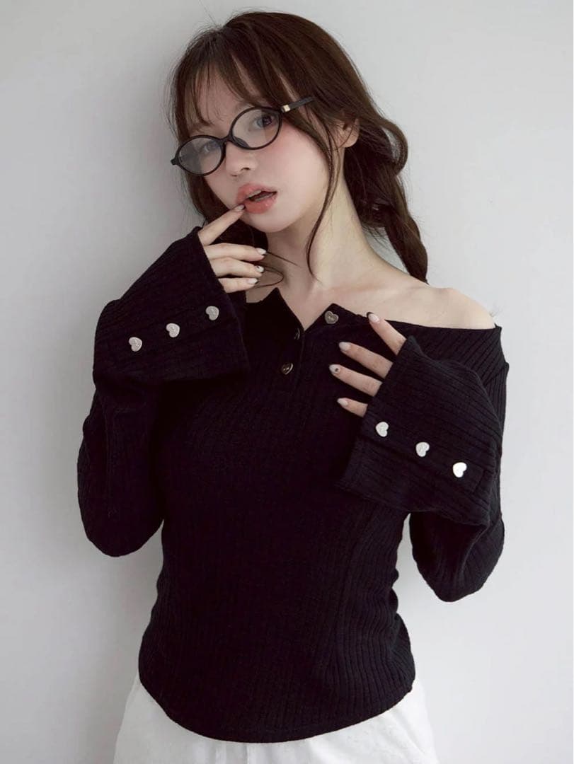 新品未開封 andmary Dorothy heart tops アンドマリー