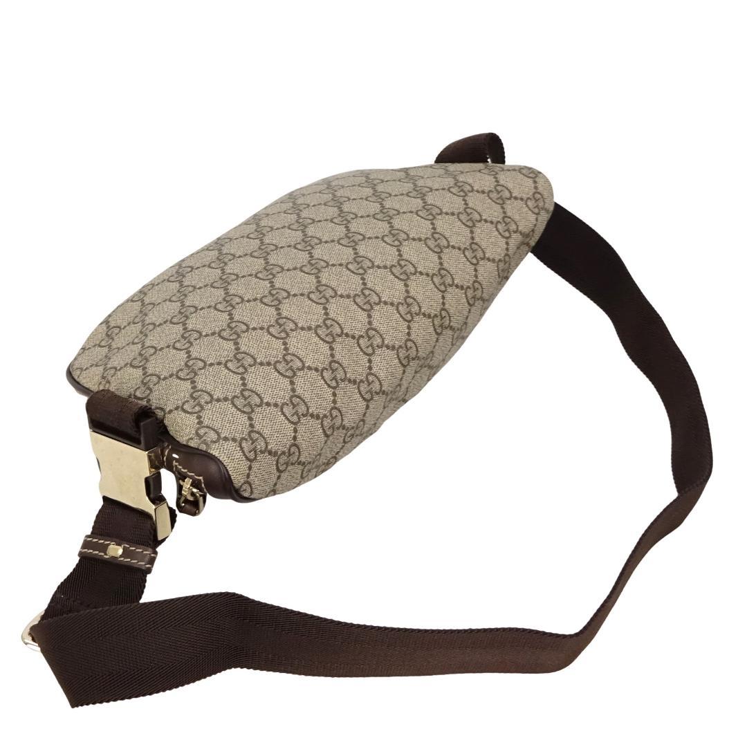本物美品■グッチ■GGスプリーム/ベルトバッグ/ボディバッグ/ウエストバッグ