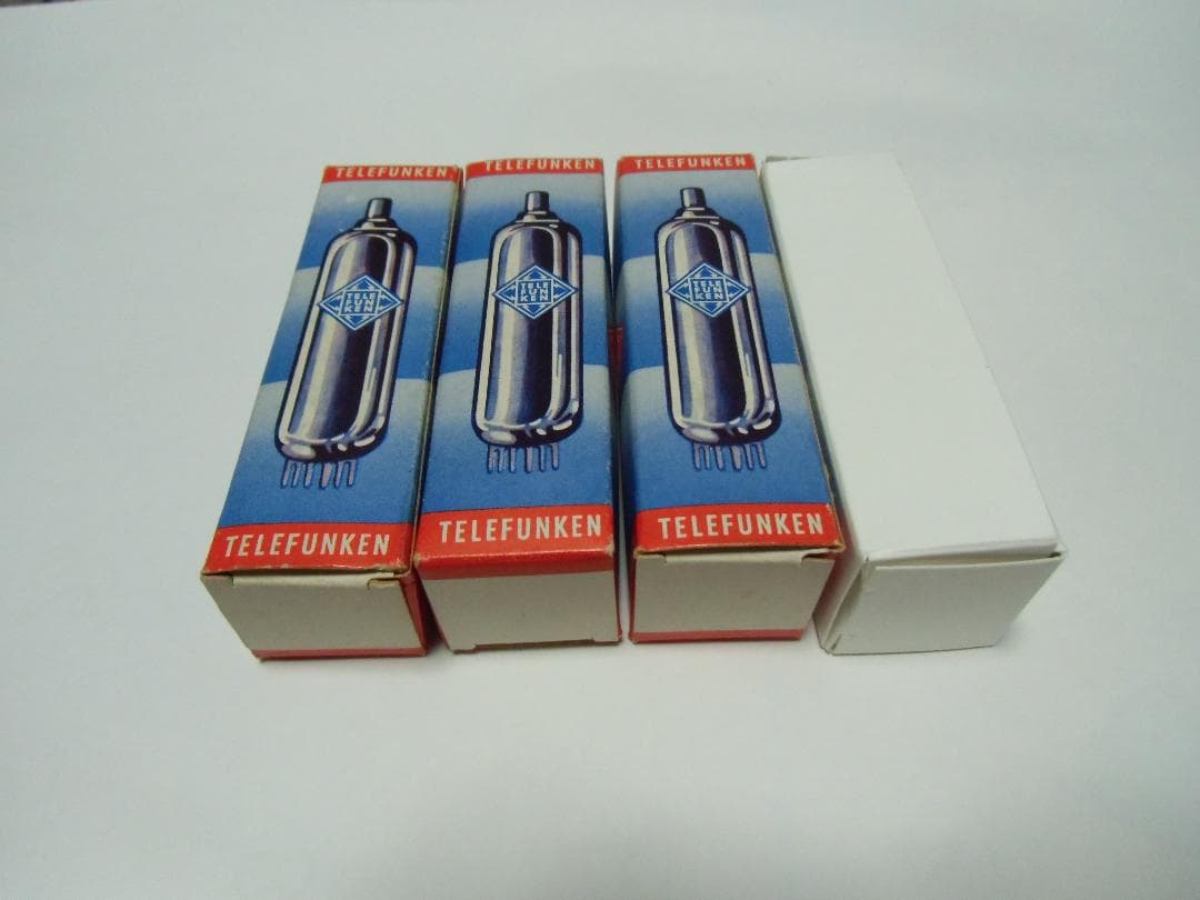 テレフンケンECC83 真空管 4本セットダイヤマーク有り