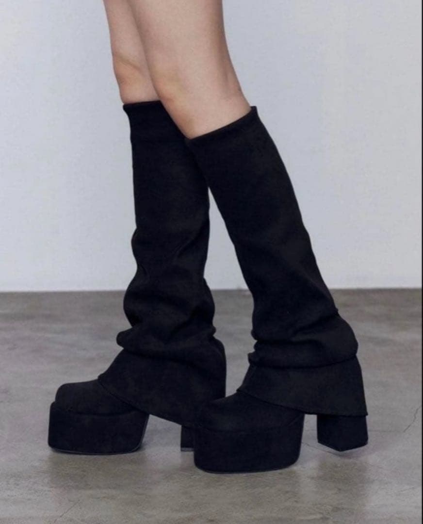 EMODA エモダ　フレアカバーフィットブーツ