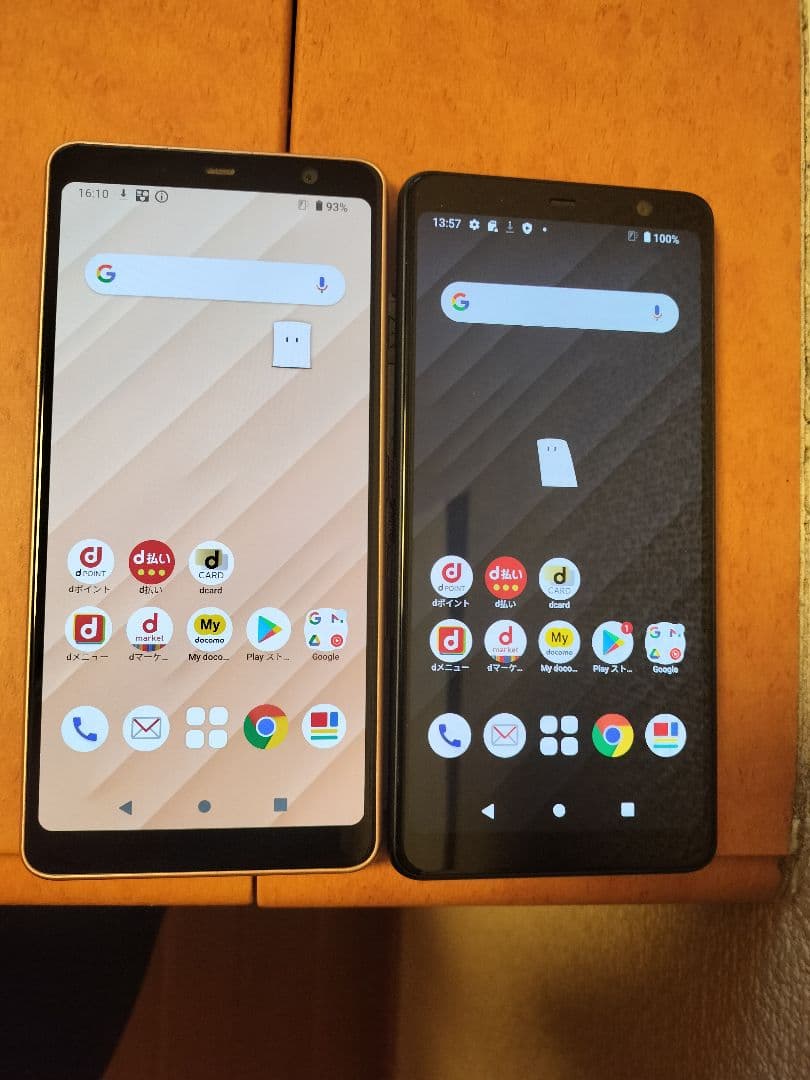 2台arrows be4 F-41A simロック解除済み