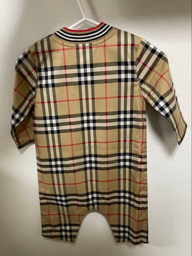 バーバリーチェック柄ロンパース 6M 68cm