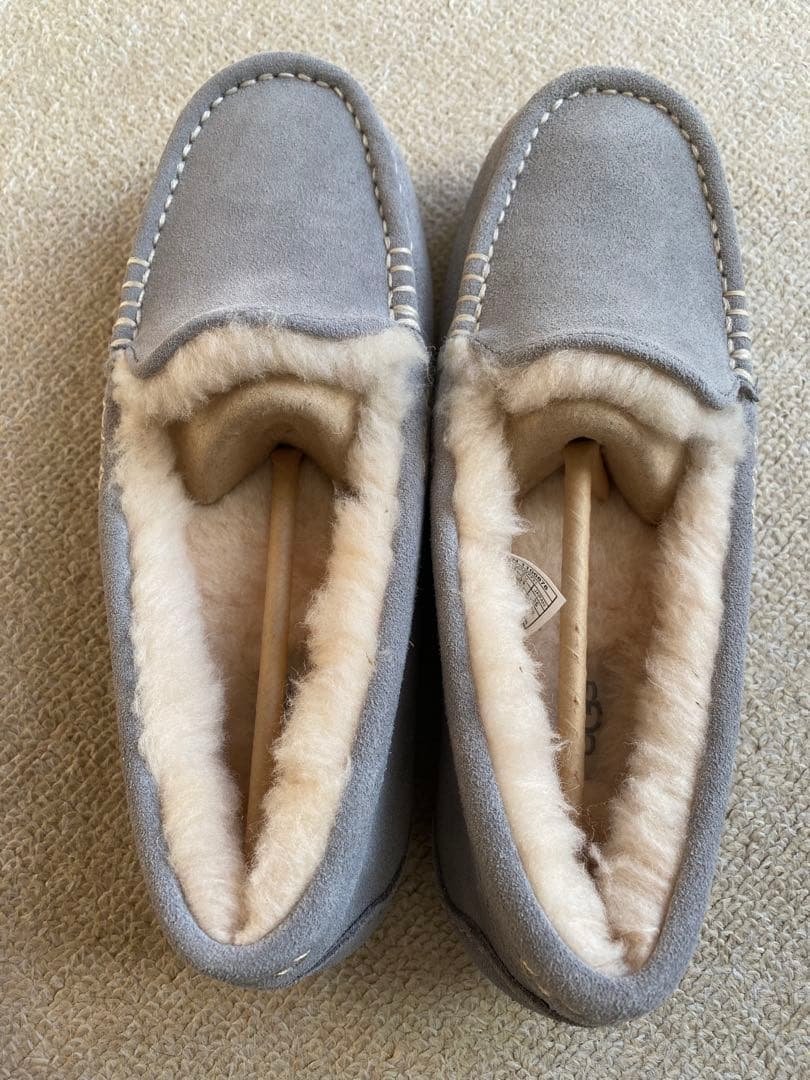 UGG ANSLEY モカシン グレー 25cm