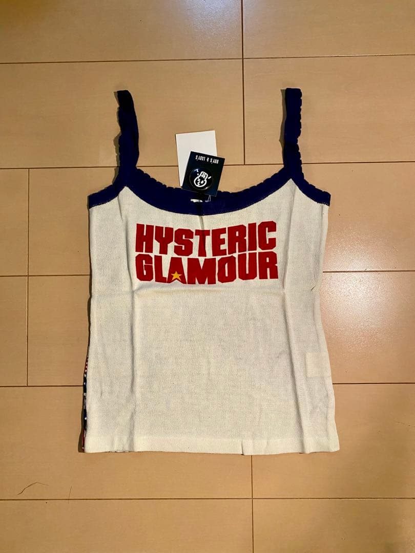 新品　初期　ヒステリックグラマー '90 星条旗　ロゴ　キャミソール　Y2K
