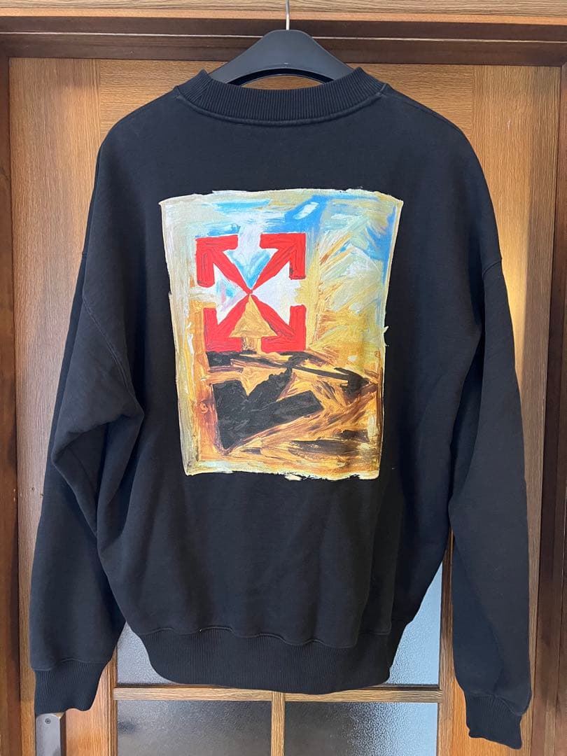 OFF-WHITE 22SS Canvas arrow sweatshirt希少