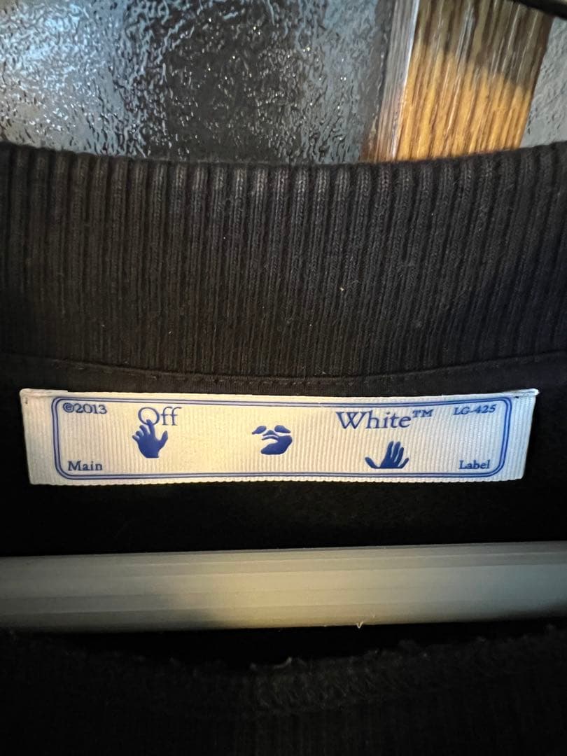 OFF-WHITE 22SS Canvas arrow sweatshirt希少