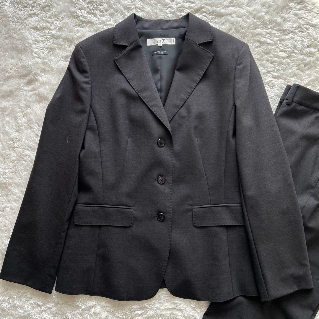 No.7☆ミ　様　23区　パンツスーツ　グレー　大きいサイズ　44