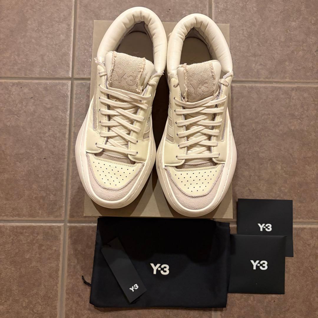 靴 adidas Y-3 Centennial Low White/Cream