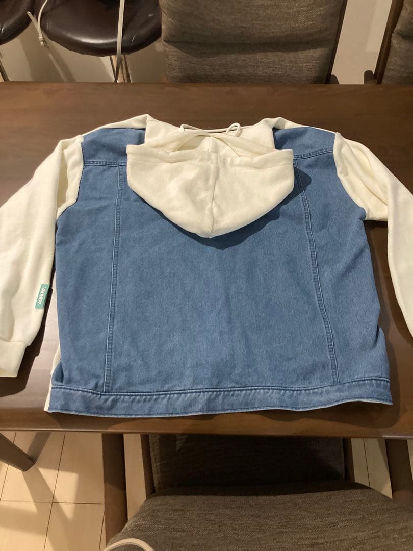 vaundy FUSION デニムパーカー白　M