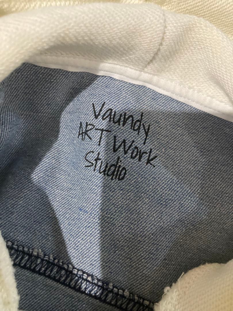 vaundy FUSION デニムパーカー白　M