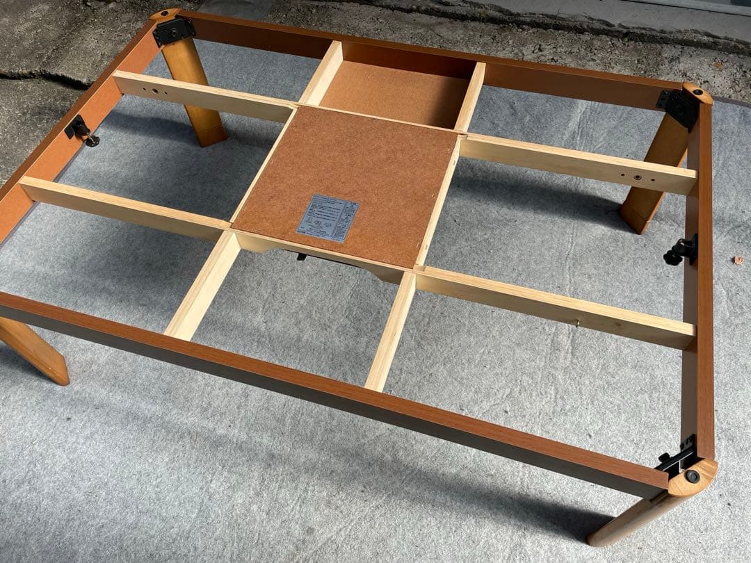 割と綺麗　華芝ジャパン　家具調こたつ　IK-1220