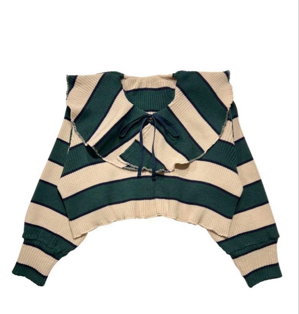 【POPPY】あさぎーにょ ボーダーニット