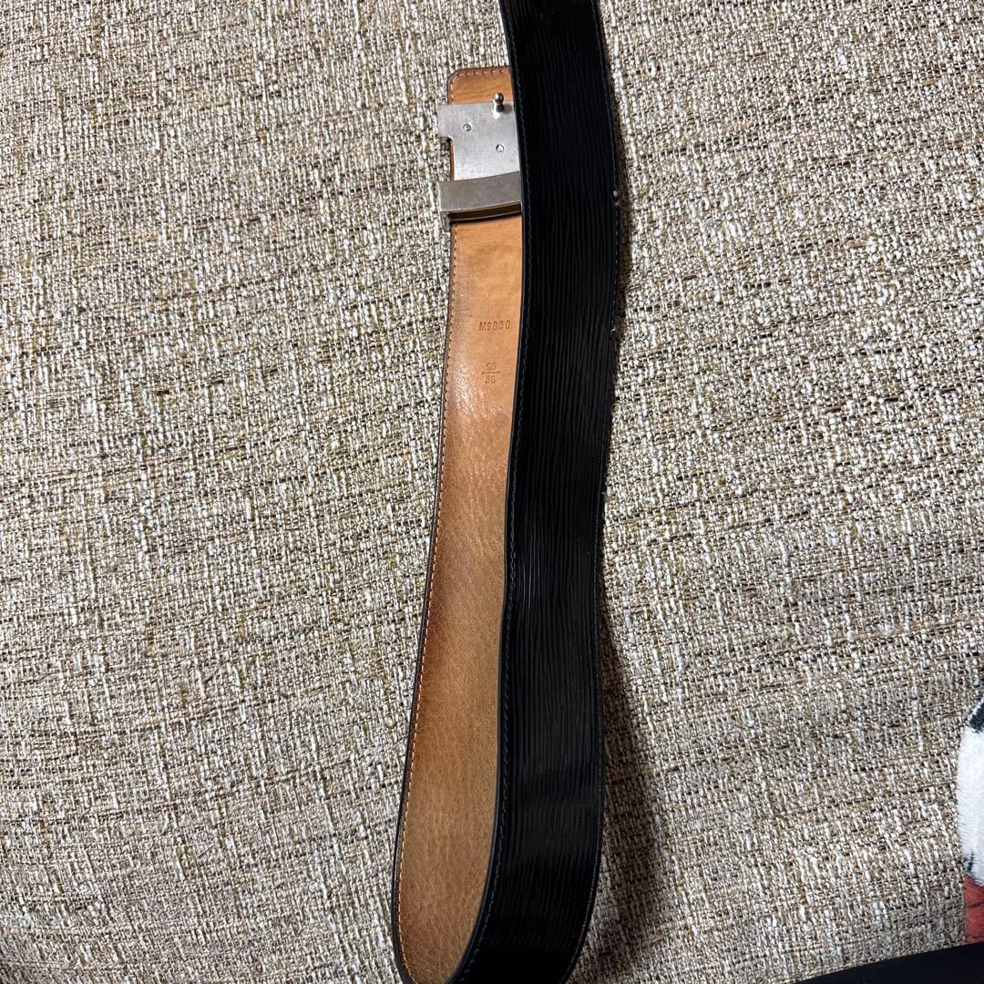 Louis Vuitton エピブラックベルト　確実正規品