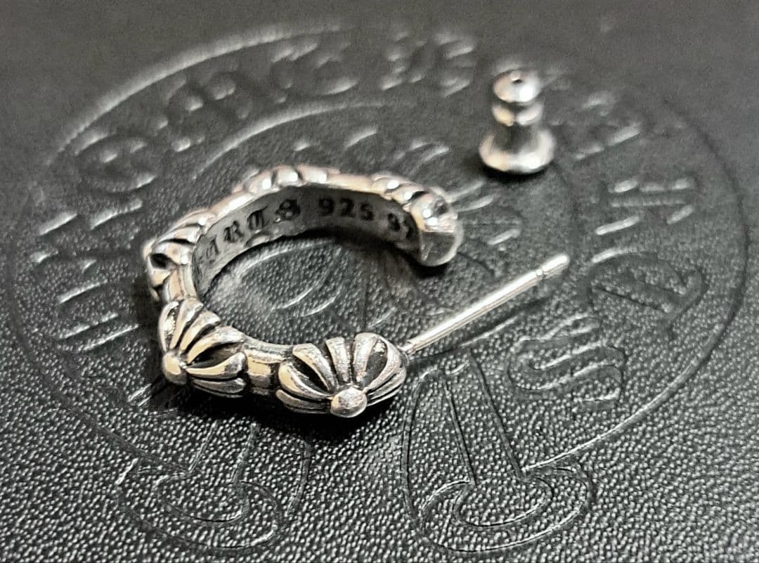 CHROME HEARTS SBT クロスバンドフープ ピアス 片耳