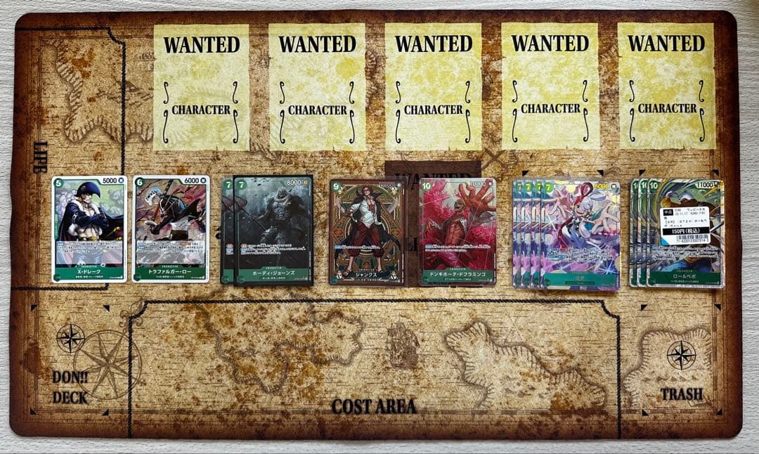 ワンピース カードゲーム　緑ボニーデッキ　フルパラ