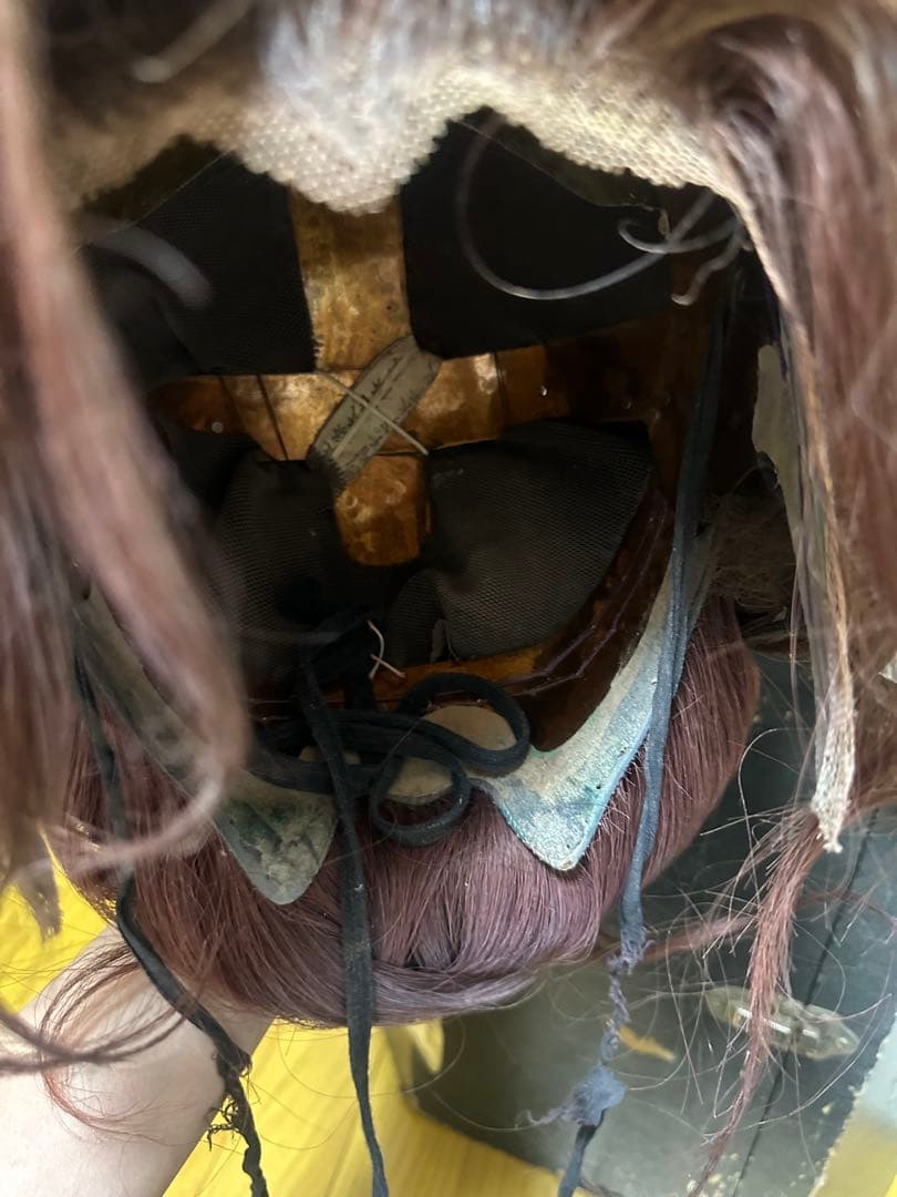 ダークブラウン 値下げ　 大衆演劇　かつら　極道　下髷