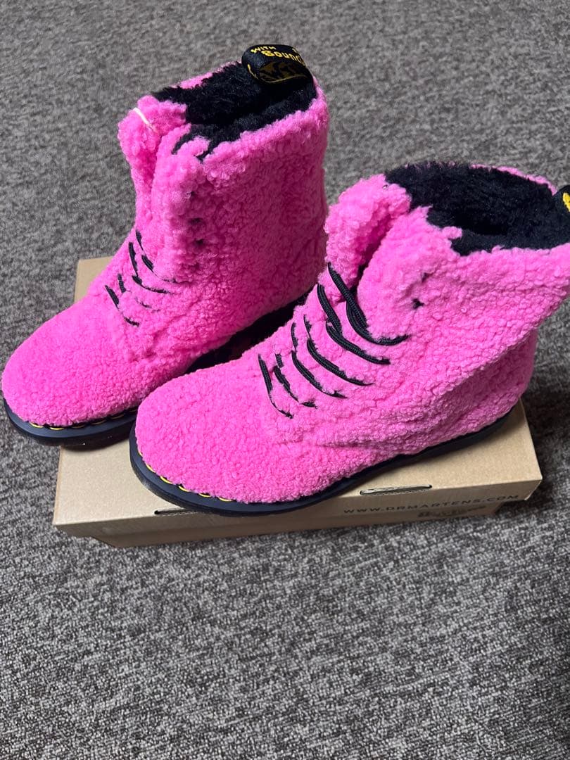 <新品•未使用品>Dr. Martens ピンクブーツ US5(24cm)