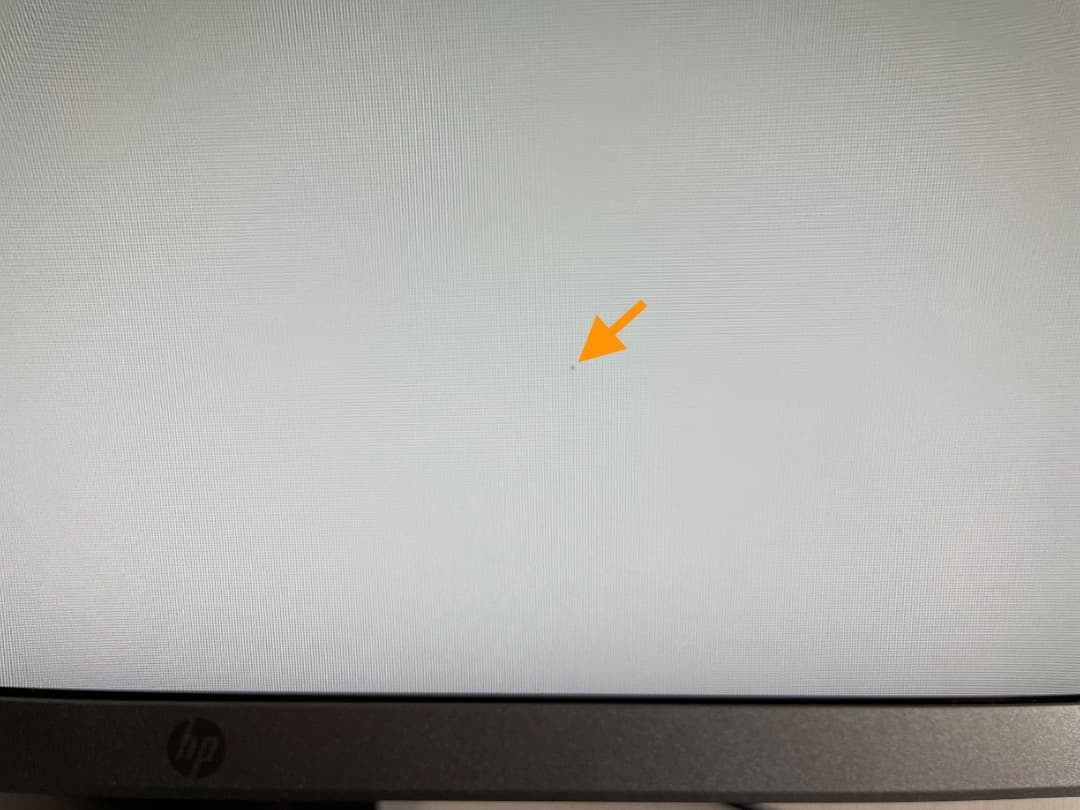 HP M27fq（ドット抜けあり）