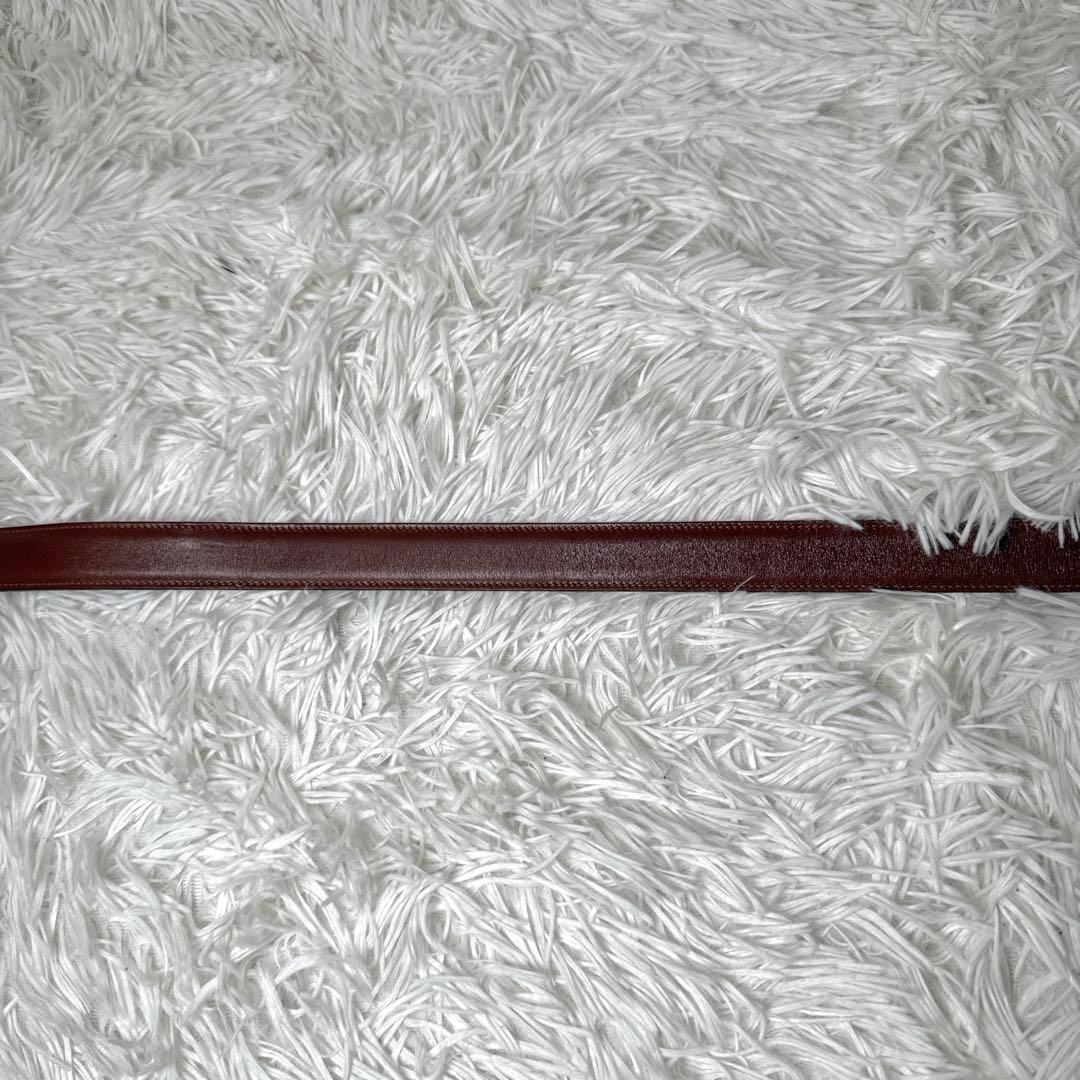 サルヴァトーレフェラガモ ガンチーニ 金金具 ベルト レザー ブラウン